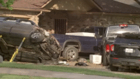 Only on 13: Video shows suspects, police crash into cars during chase through Aldine neighborhood
