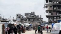 Israeli strikes across Gaza kill dozens and force main hospital to close, health officials say