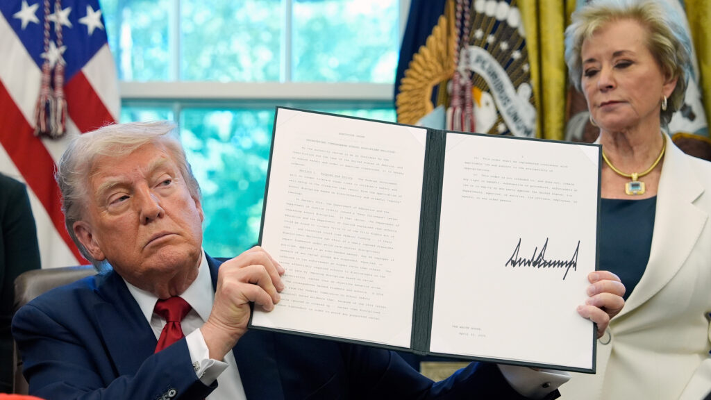Judge blocks Trump administration from trying to dismantle Department of Education
