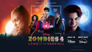 'ZOMBIES 4: Dawn of the Vampires' trailer: Milo Manheim and Meg Donnelly return as camp counselors