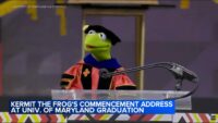 'Leap together,' Kermit the Frog tells University of Maryland graduates