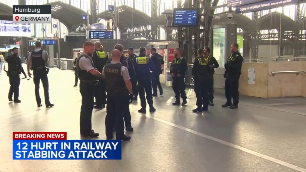 At least 12 injured in Germany train station stabbing, suspect arrested, authorities say