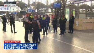 At least 12 injured in Germany train station stabbing, suspect arrested, authorities say
