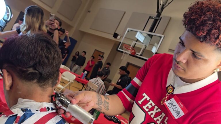 Harlandale ISD students show off hairstyling skills in Barber Battle