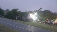 Vehicle fire on I-35 North near Lytle stalls traffic for hours