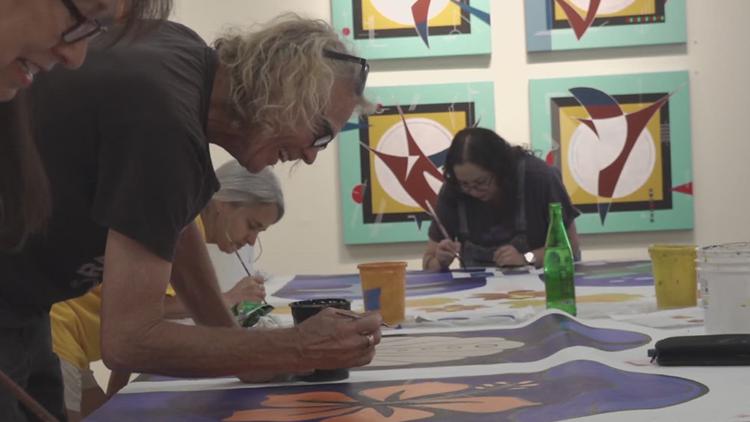 K Space Contemporary's mural project invites public to join painting fun