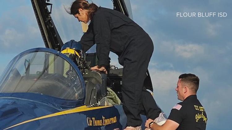 Flour Bluff educator takes flight while local logistics specialist supports Blue Angels behind the scenes