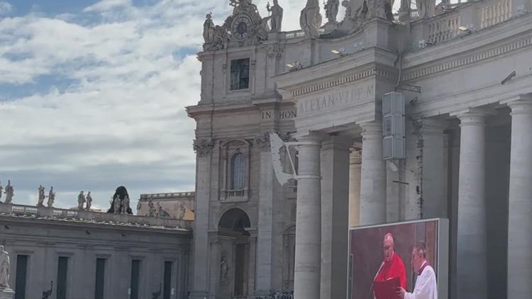 Thousands watch black smoke rise as Vatican elects 267th Pope
