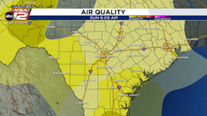 Heat and humidity won’t budge, plus a look at air quality