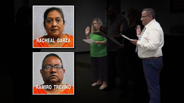 Pearsall city council members indicted in elections investigation take oath of office for new term