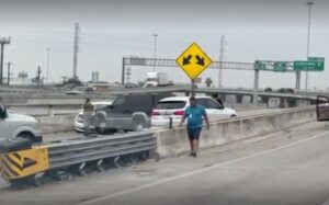 Multi-vehicle crash blocking lower level of westbound Interstate 10 near downtown