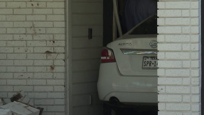 Driver crashes into front door of home on Northeast Side