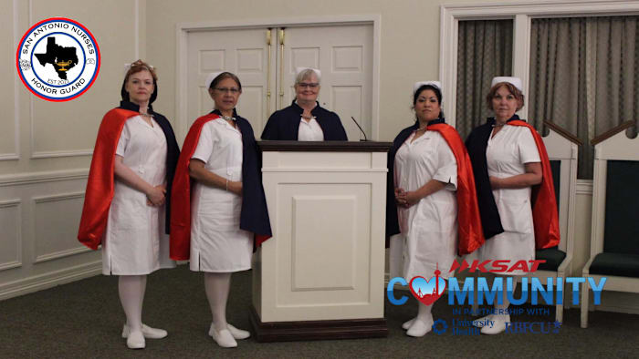 San Antonio Nurses Honor Guard recognizes nurses with a touching tribute for their life of service
