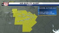 TCEQ issues air quality alerts for possible high ozone levels in San Antonio