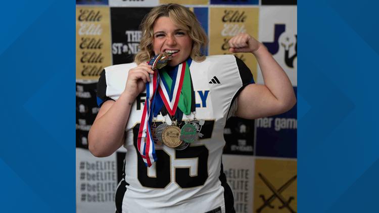 A story of grit, determination and strength: 17-Year-Old Andrews-raised football star makes it to the Women’s National Football League