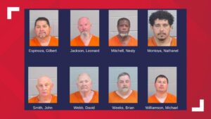 8 arrested in sex offender compliance operation in Midland