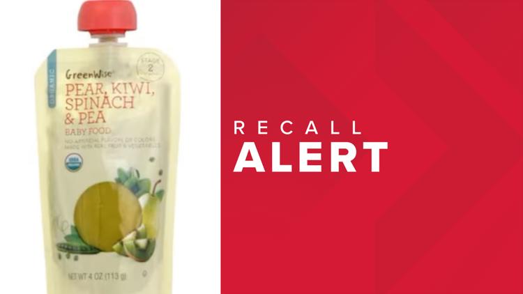 Publix recalls GreenWise baby food over lead concerns