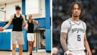 Spurs' Wembanyama works out with 2025 NBA Draft prospect Maxime Raynaud; Stephon Castle working with 'The Guard Whisperer'