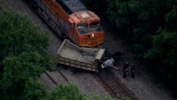 Train drags truck after deadly crash near FM 762 at FM 2759 in Fort Bend County