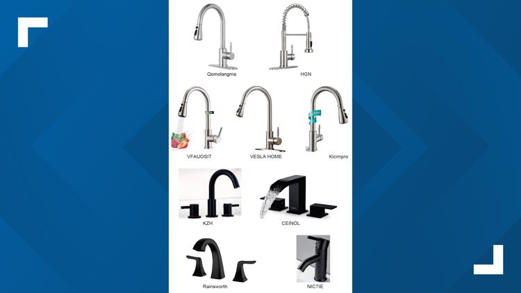 Chinese-made faucets sold on Amazon could cause lead exposure, CPSC warns