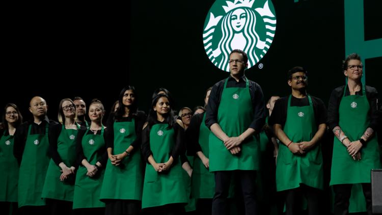 More than 1,000 Starbucks baristas go on strike to protest new dress code