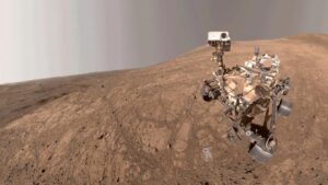 Mars rover selfie captures dust devil surprise