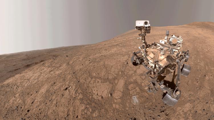 Mars rover selfie captures dust devil surprise