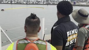 Island University students dive into marine science with drone demo
