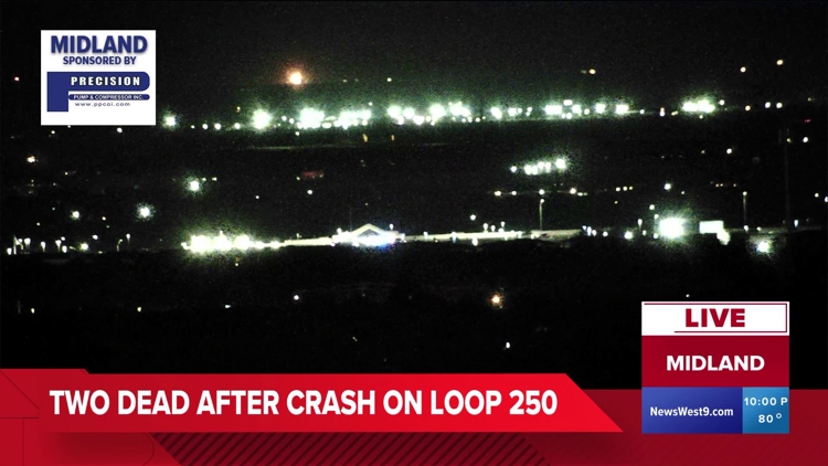 Two dead in accident along Loop 250, Midland Fire says