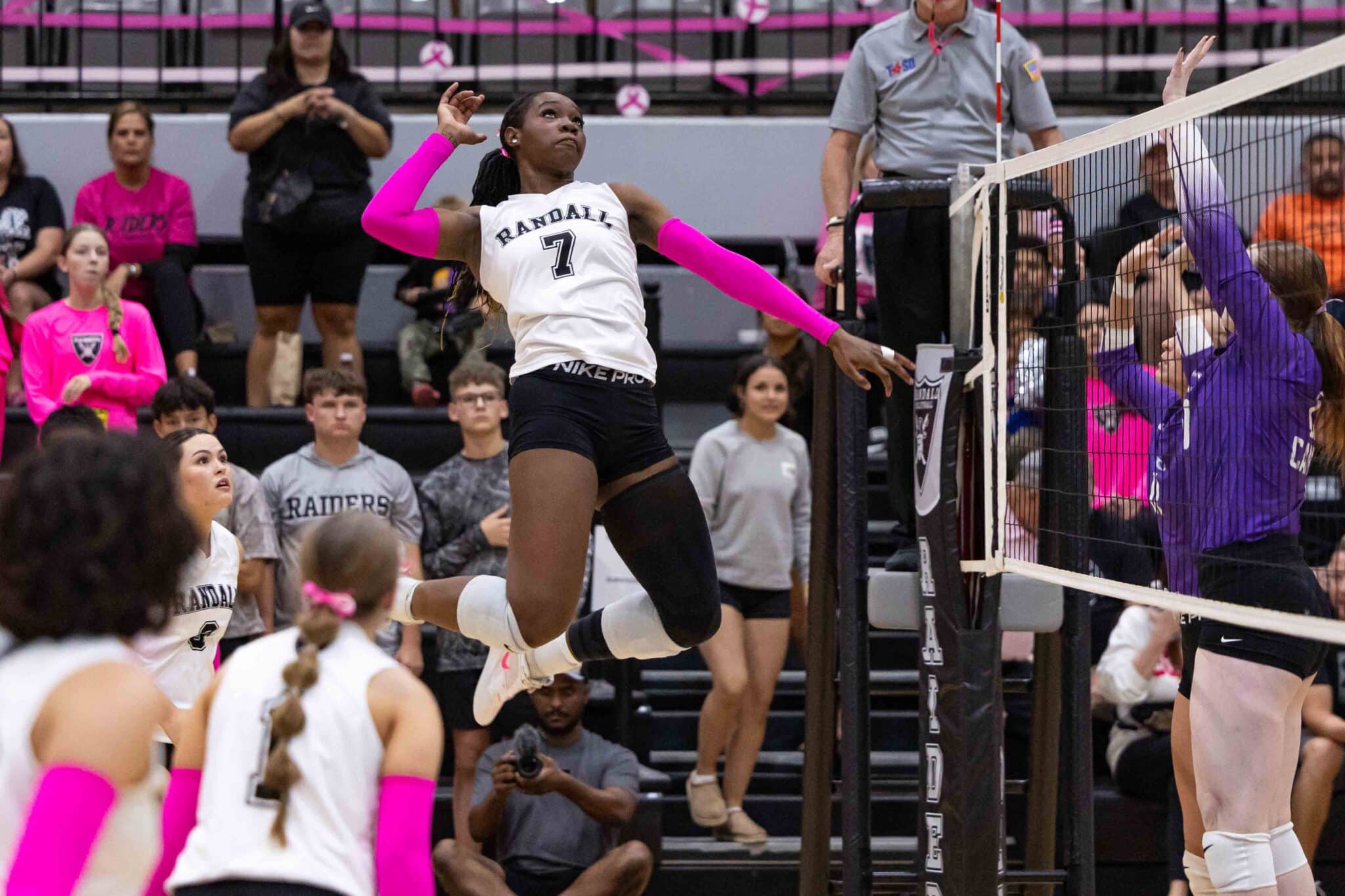 Canyon upends rival Randall to stay in district championship hunt 4 CHS RHS VB 3